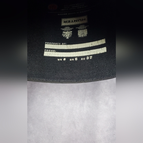 Hunter Black‎ water Boots Size 6 - Picture 8 of 12